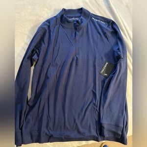 Municipal Men Sport Utility Enduro Stretch Half Zip Activewear Large L